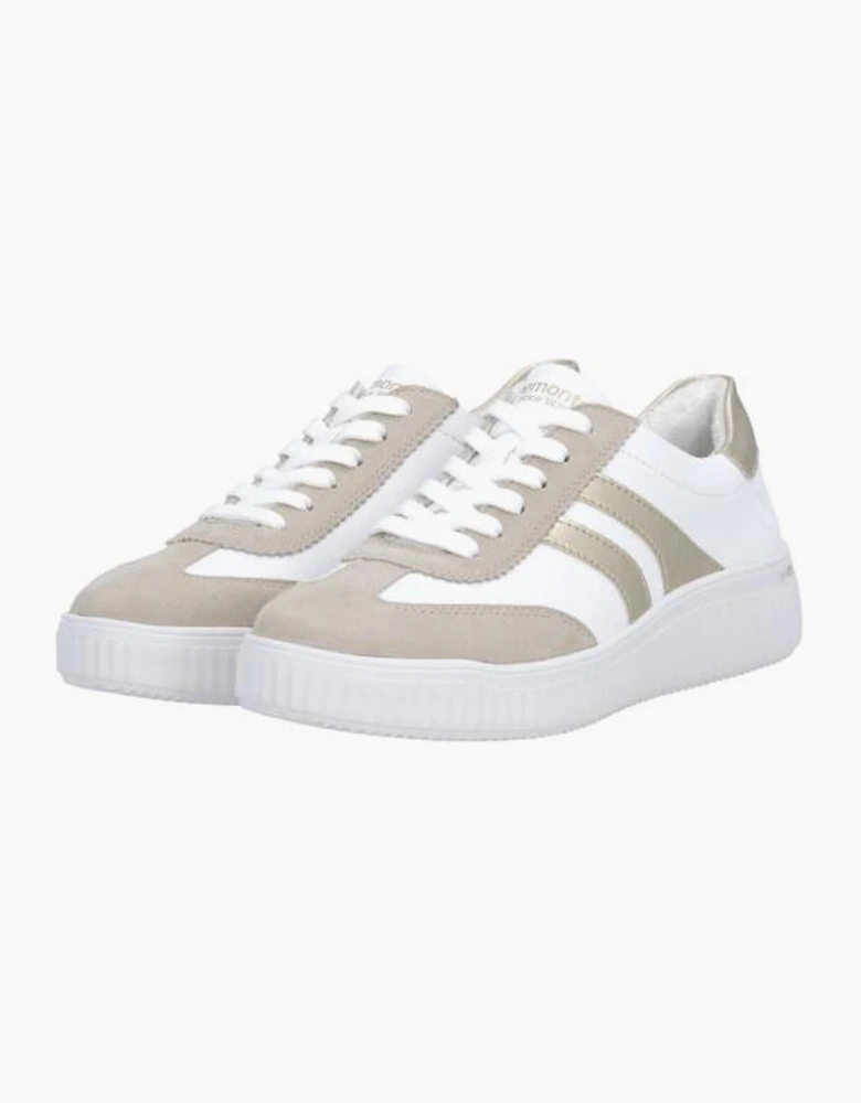 Remonte ladies sneaker D3E00-80 in White combi