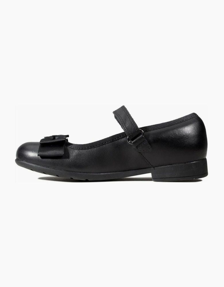 Clarks Scala Tap Toddler Black Leather