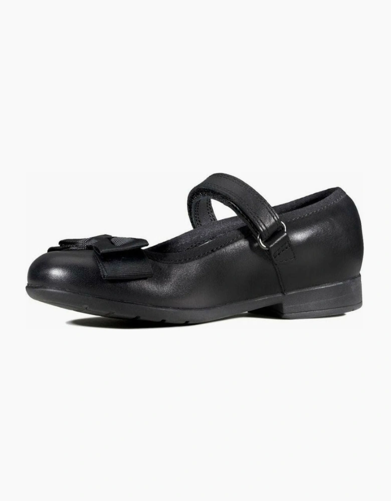Clarks Scala Tap Toddler Black Leather