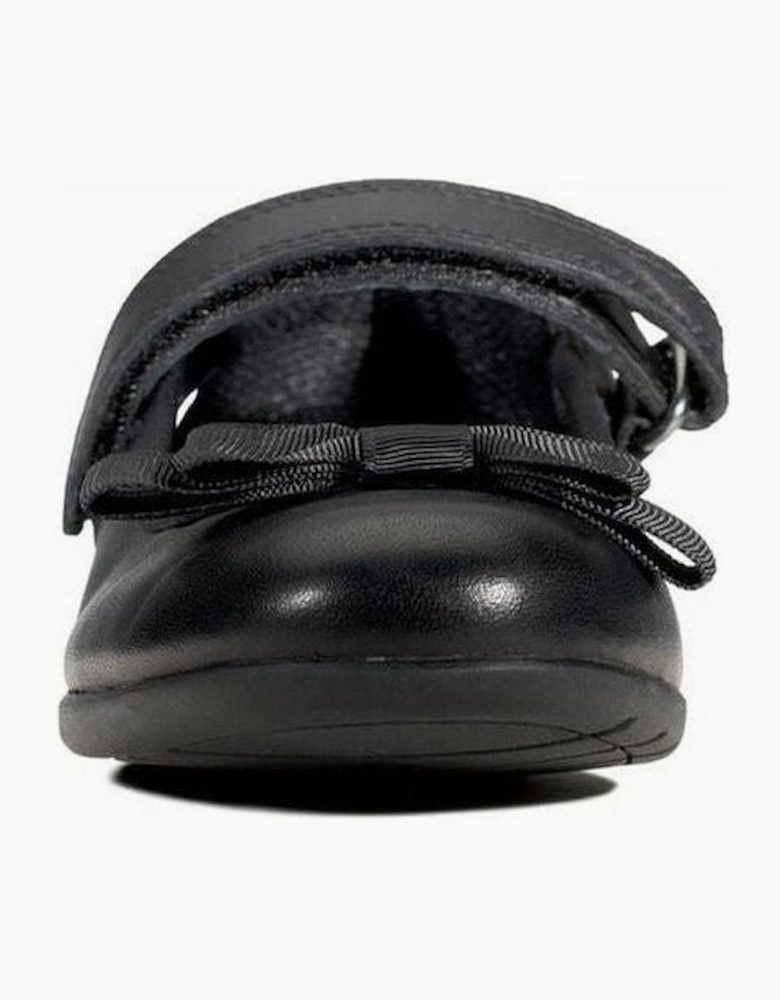 Clarks Scala Tap Toddler Black Leather