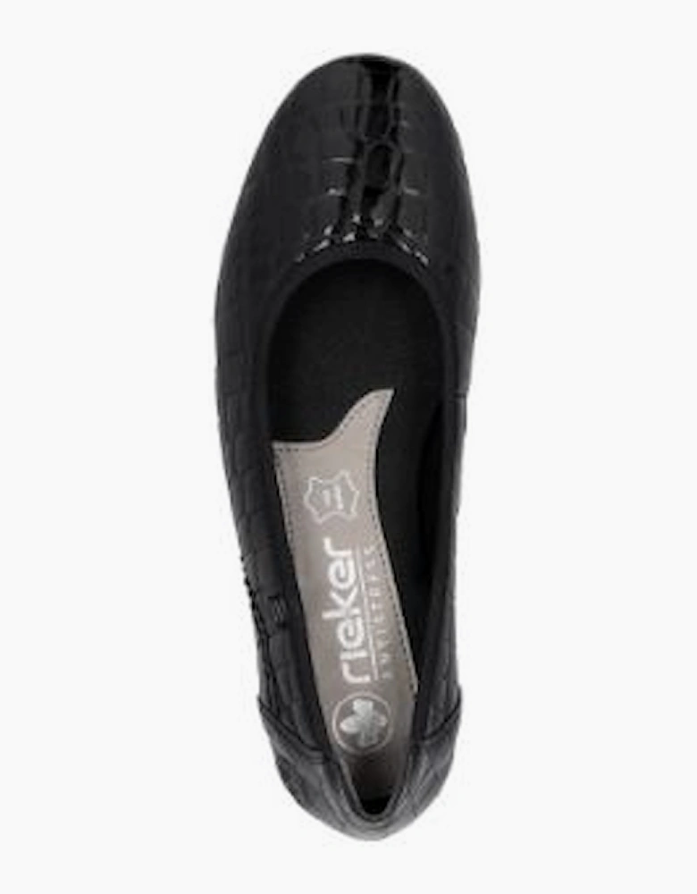 Rieker Ladies Shoes L9350-01 black punp