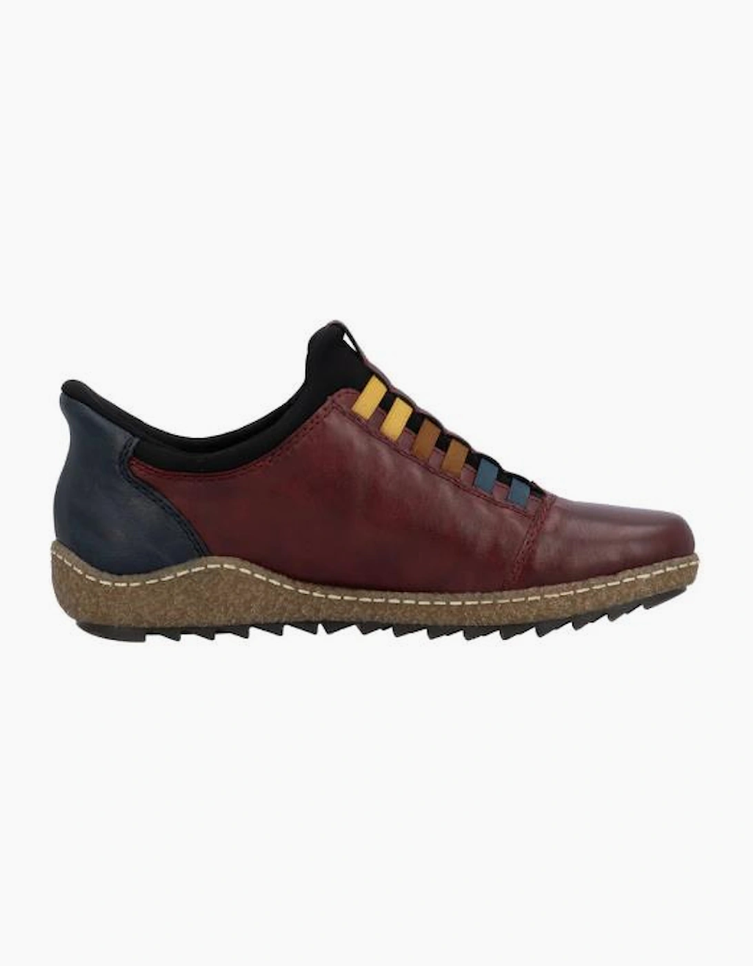 Rieker slip on L7562-35 vino/ocean waterproof shoe