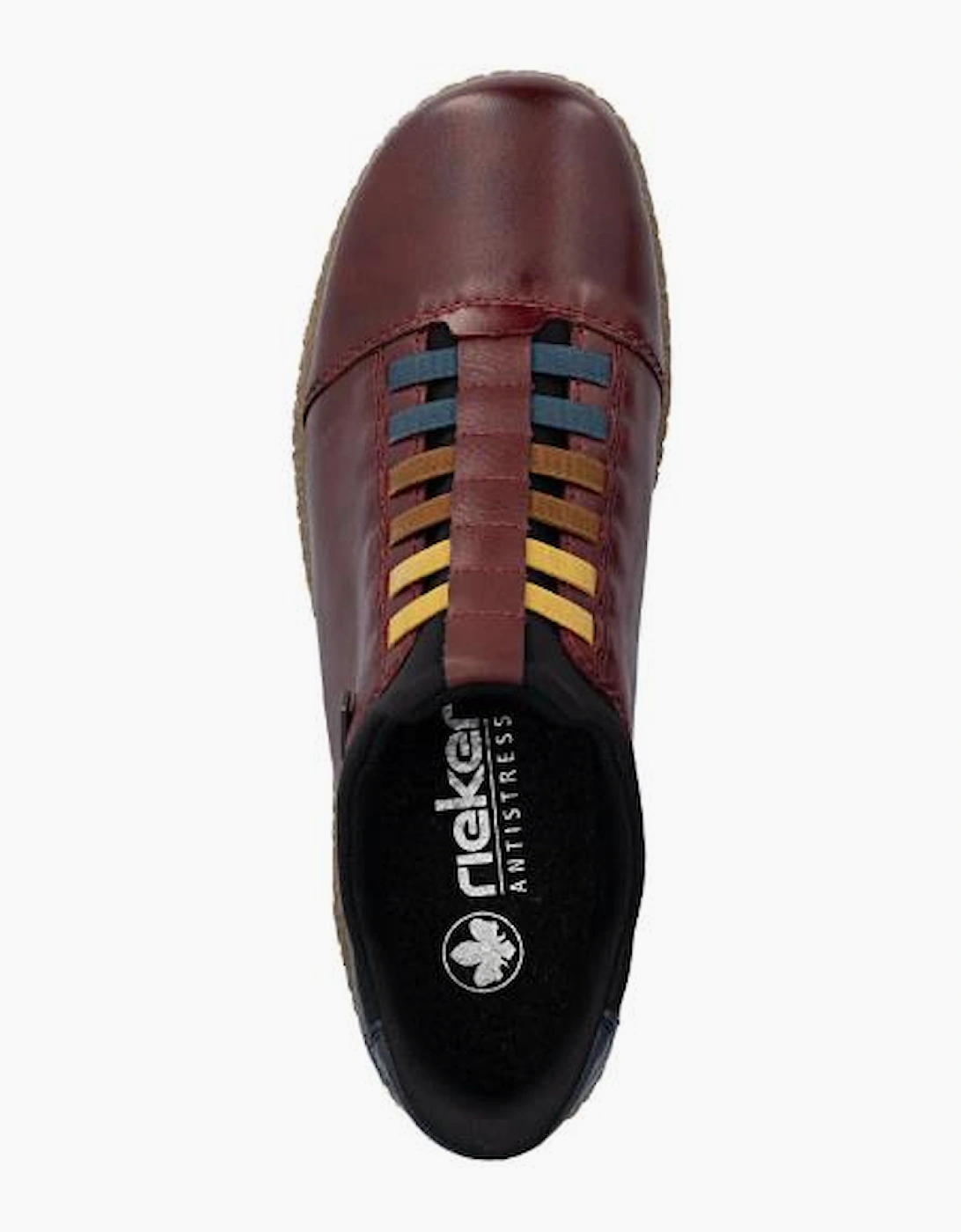 Rieker slip on L7562-35 vino/ocean waterproof shoe