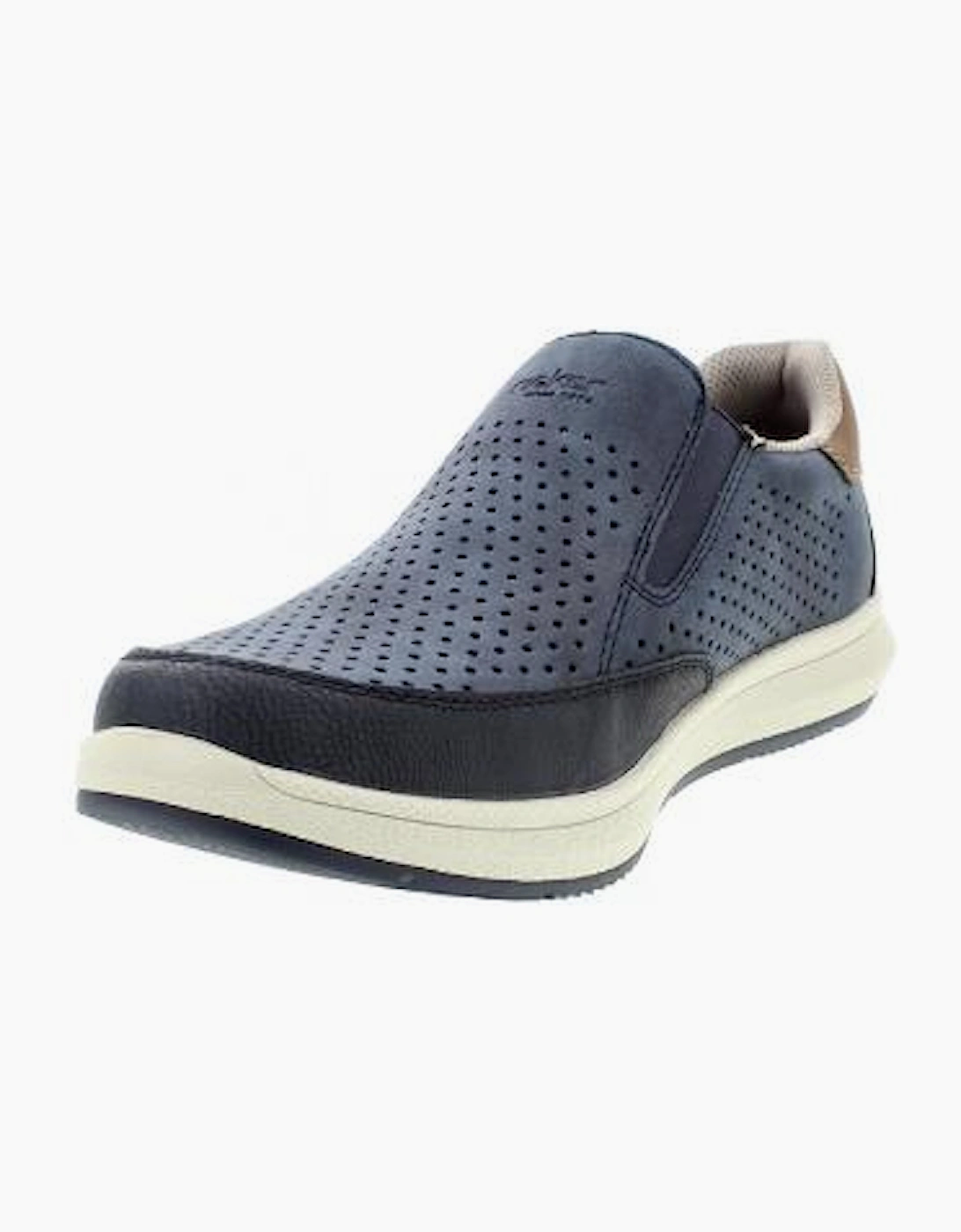 Rieker Mens Shoes 16952-14 in Blue