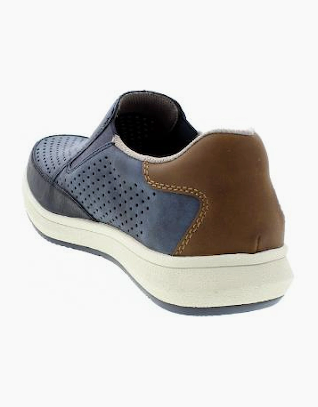 Rieker Mens Shoes 16952-14 in Blue