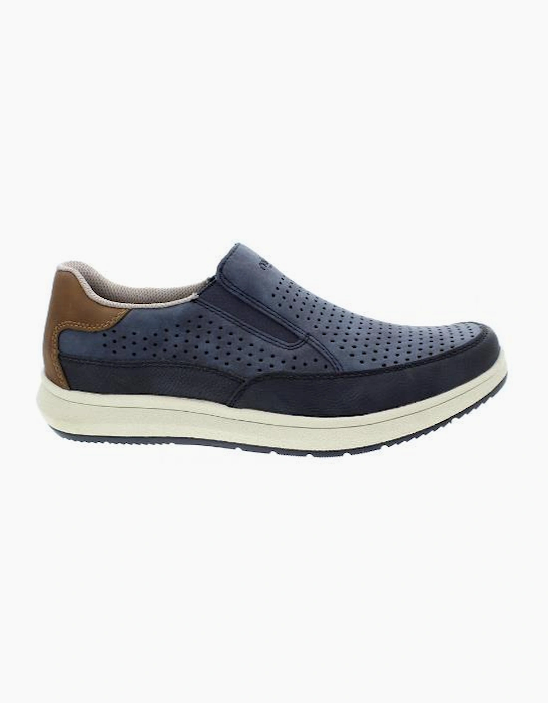 Rieker Mens Shoes 16952-14 in Blue