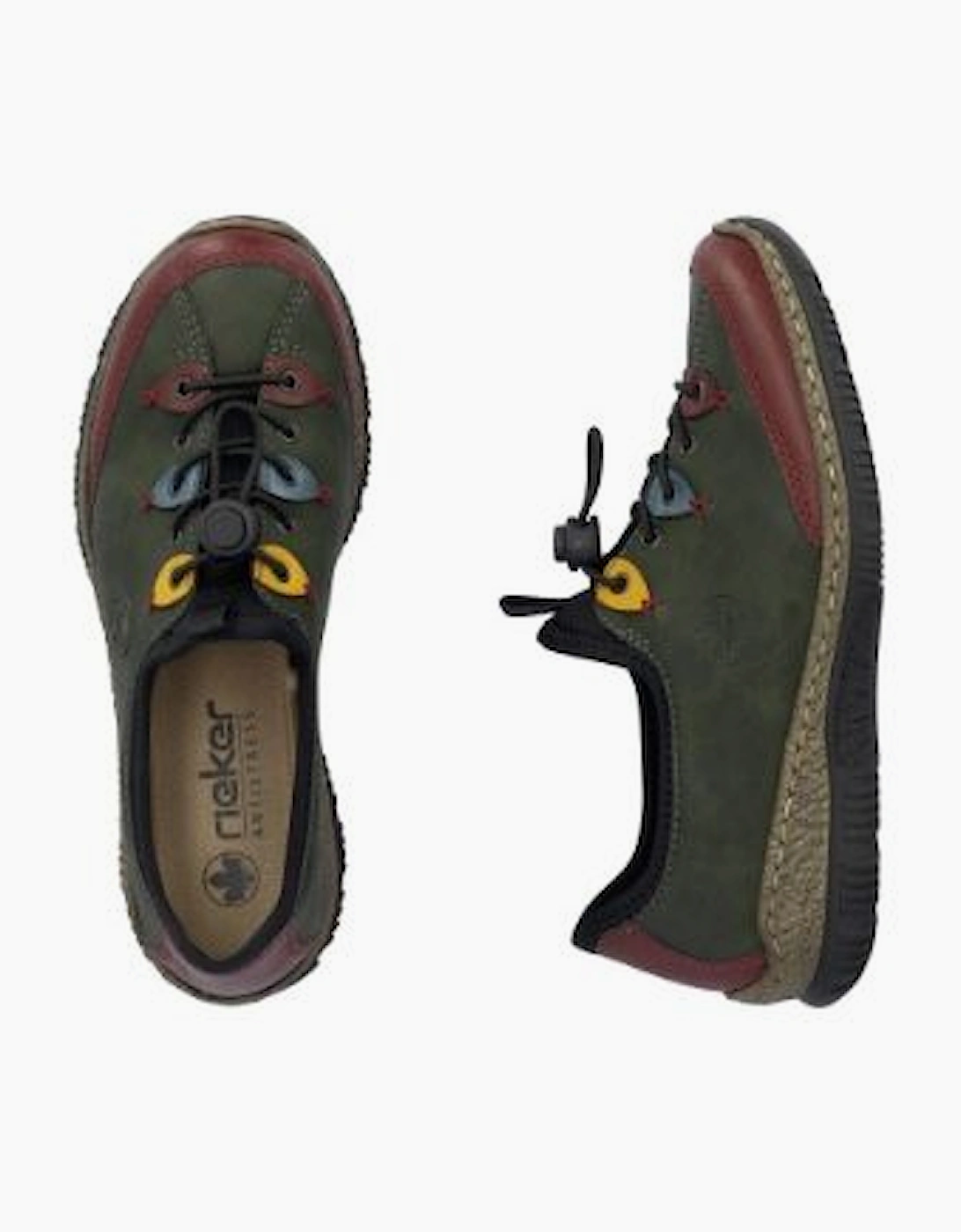 Rieker ladies Shoes N3271-54 forest multi