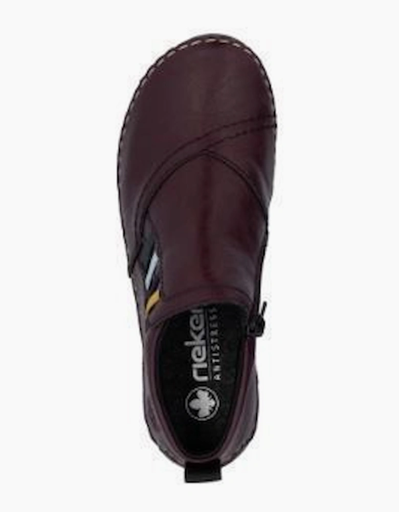 Rieker Ladies Boots 52584-30 brombeer