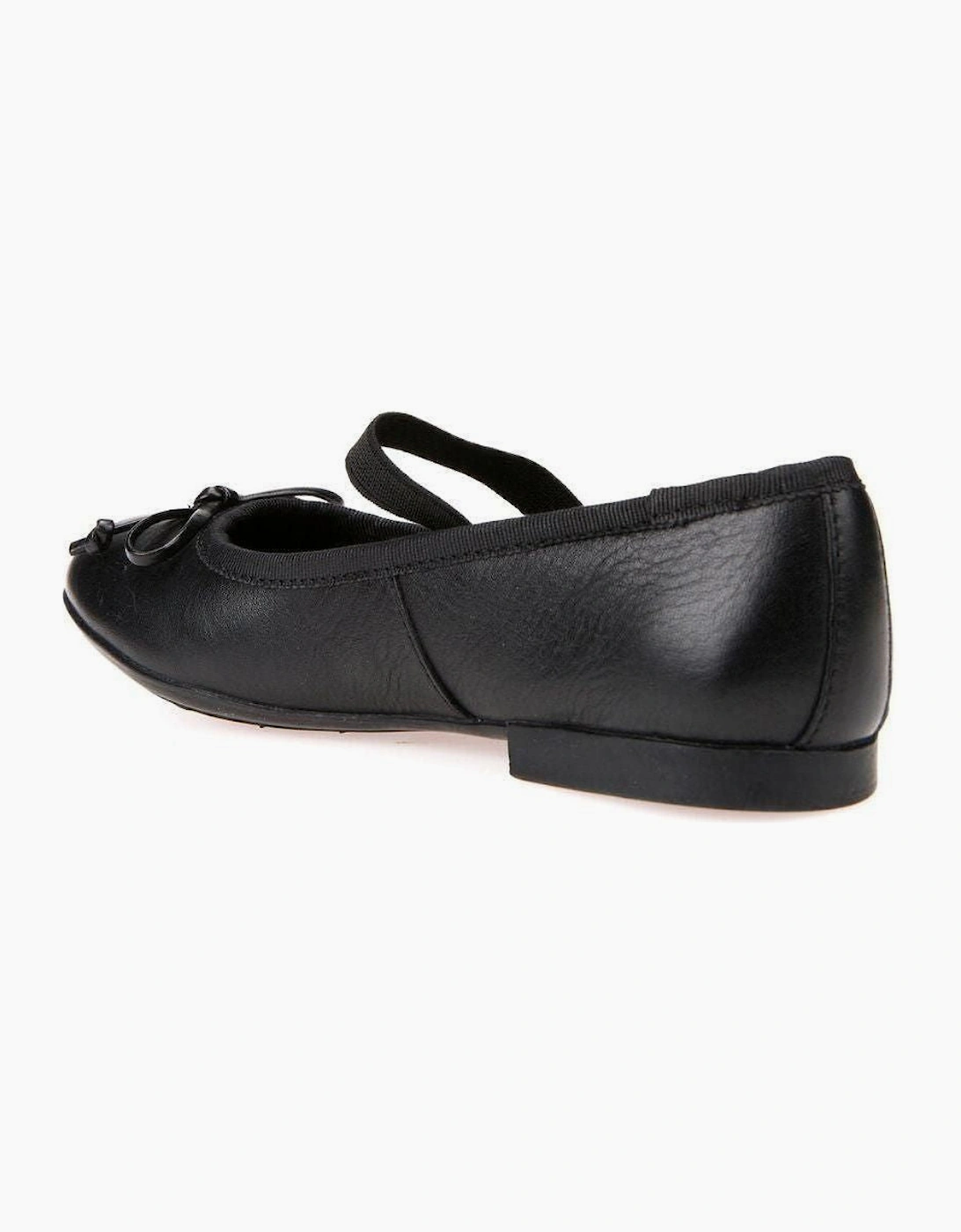 Geox Plie Jr  J3455B  in black smooth Leather