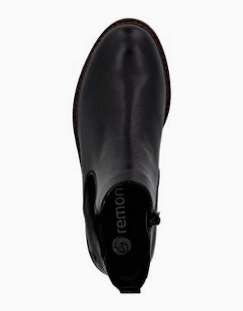 Remonte D2Q70-00 black ladies boot