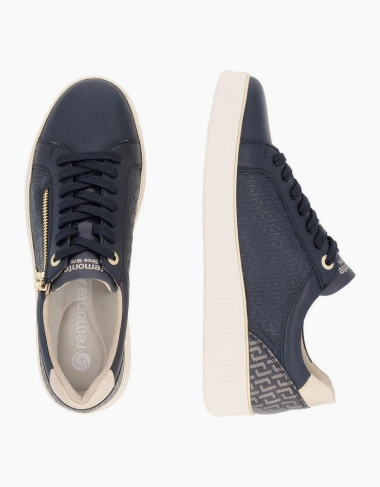 Remonte ladies sneaker D2E00-14 in blue