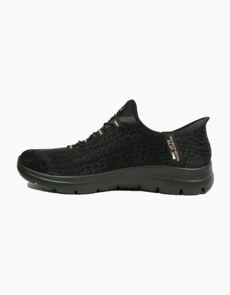 Skechers Slip-ins: Summits - Classy Night 150128W in Black/Rose gold