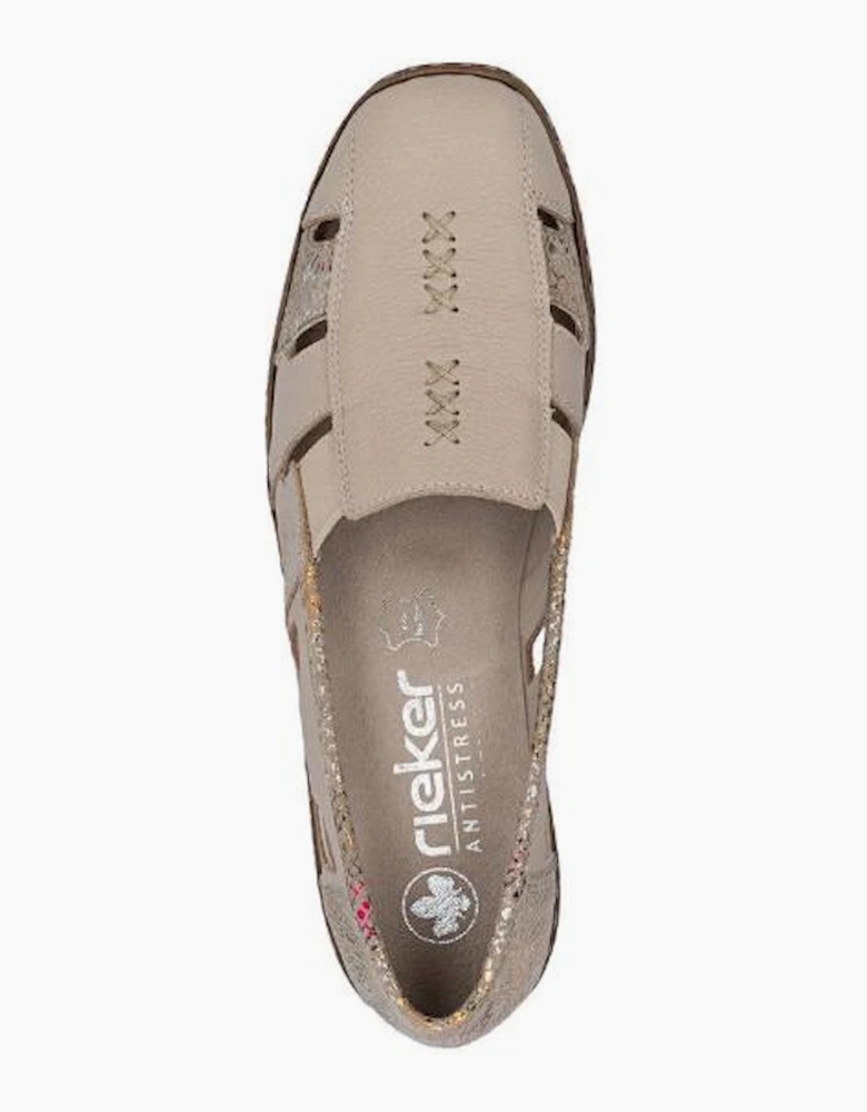 Rieker Ladies 41385-63 in Beige