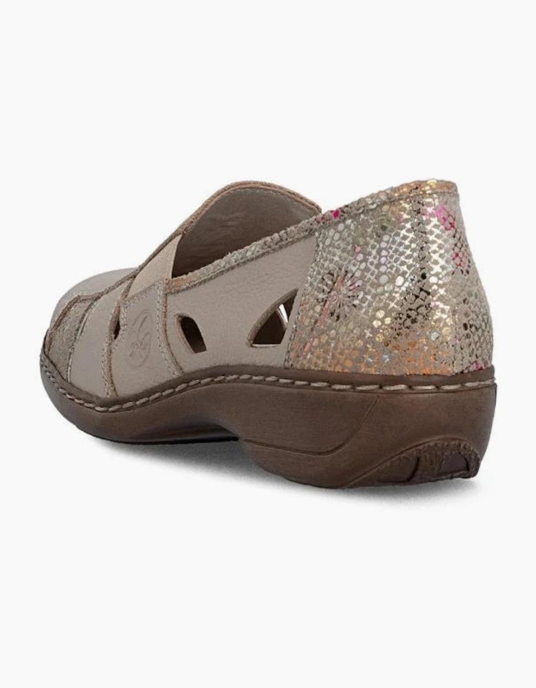 Rieker Ladies 41385-63 in Beige