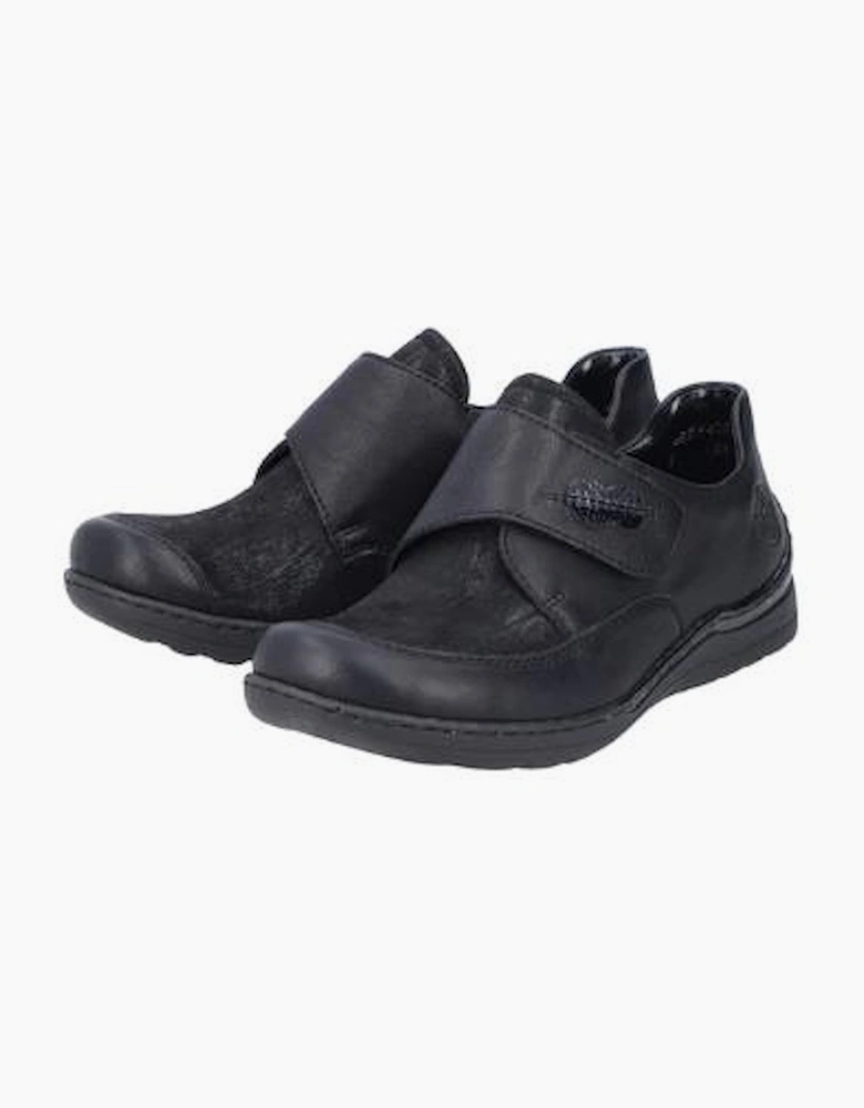Rieker Ladies Shoes 48954-00 in Black