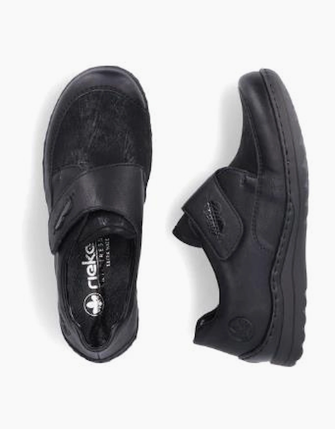 Rieker Ladies Shoes 48954-00 in Black