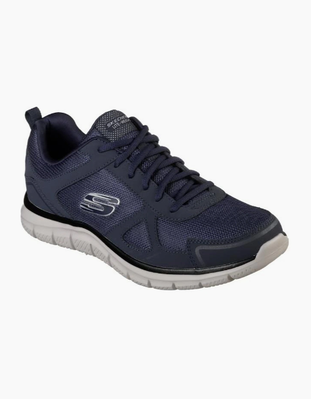 Skechers Mens Track 52631 in Navy, 6 of 5
