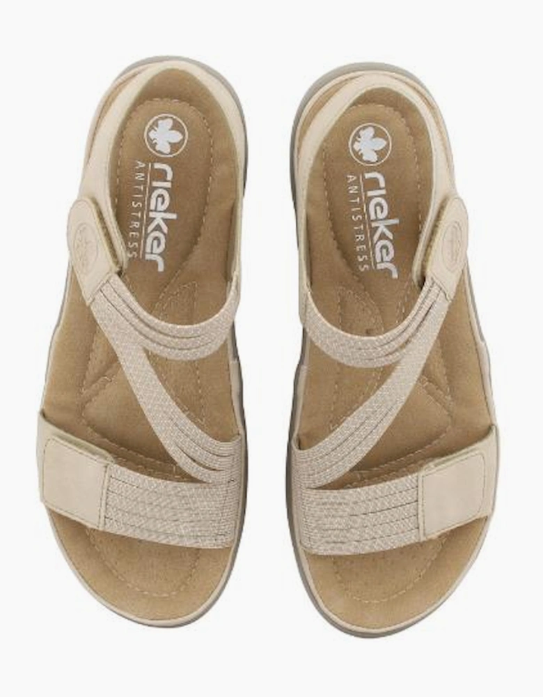Rieker Ladies sandals 64870-62 beige