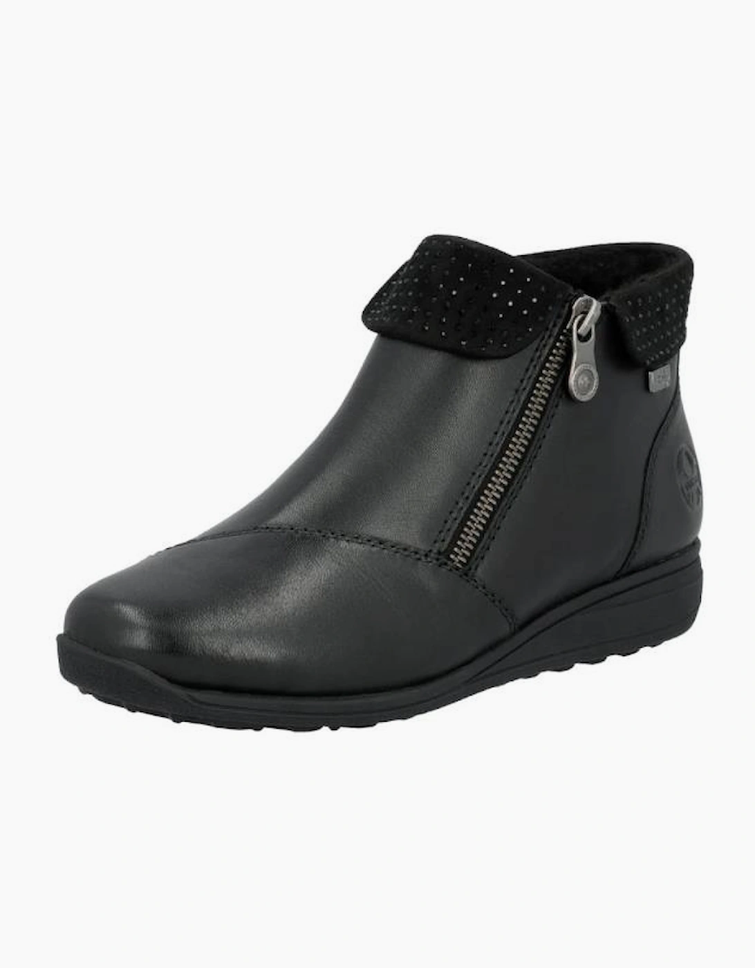 Rieker Ladies Boots 47252-00 in Black, 2 of 1