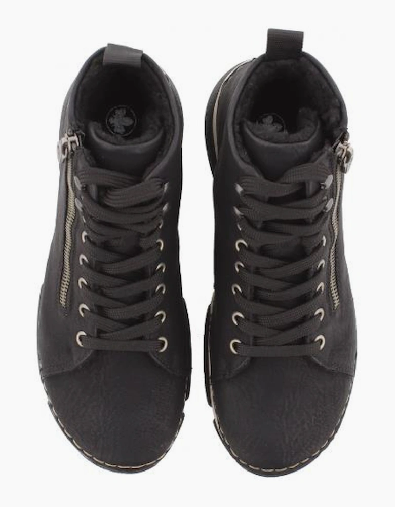 Rieker Ladies Boots 45920-01 in Black