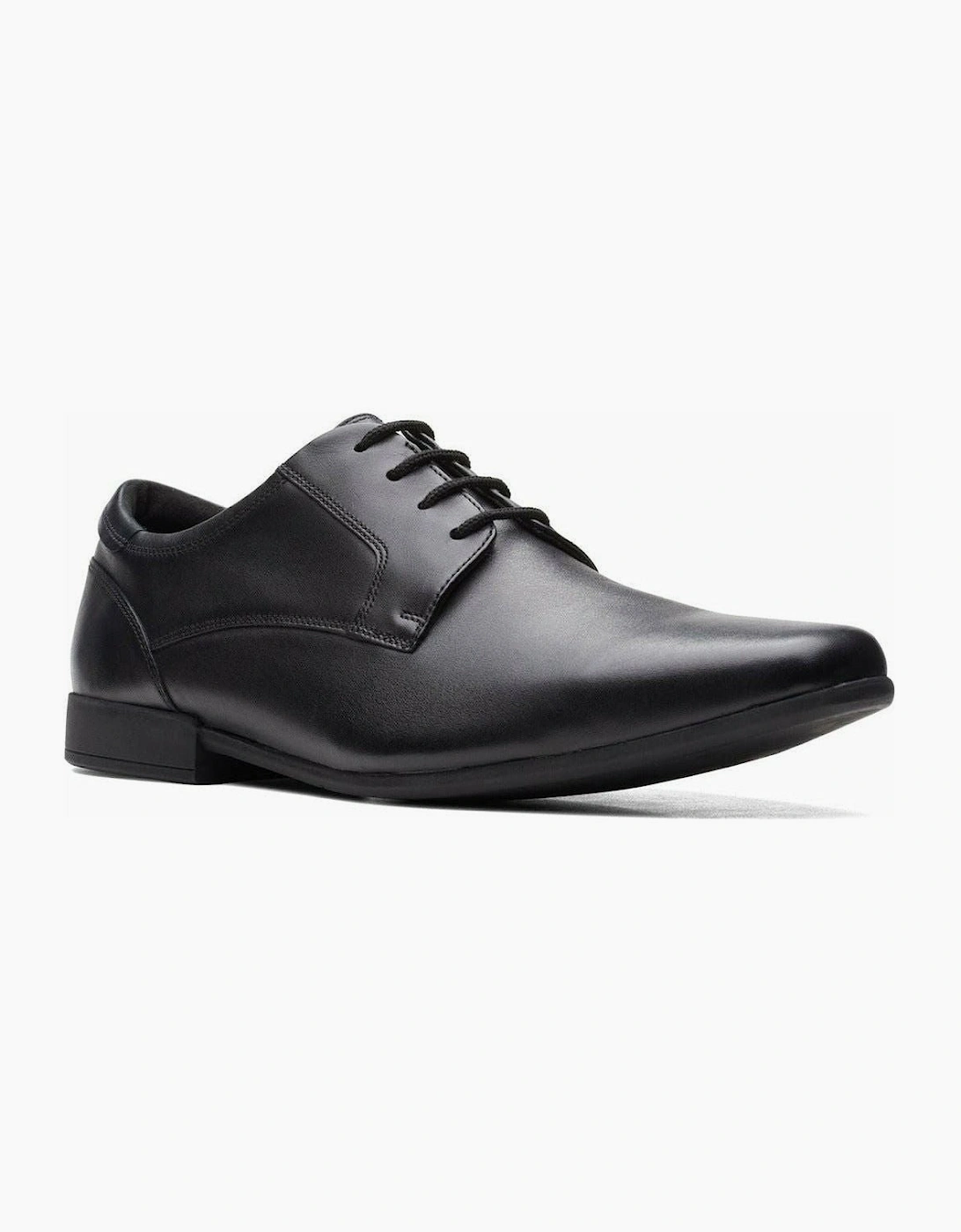 Clarks Sidton Lace in Black Leather, 2 of 1