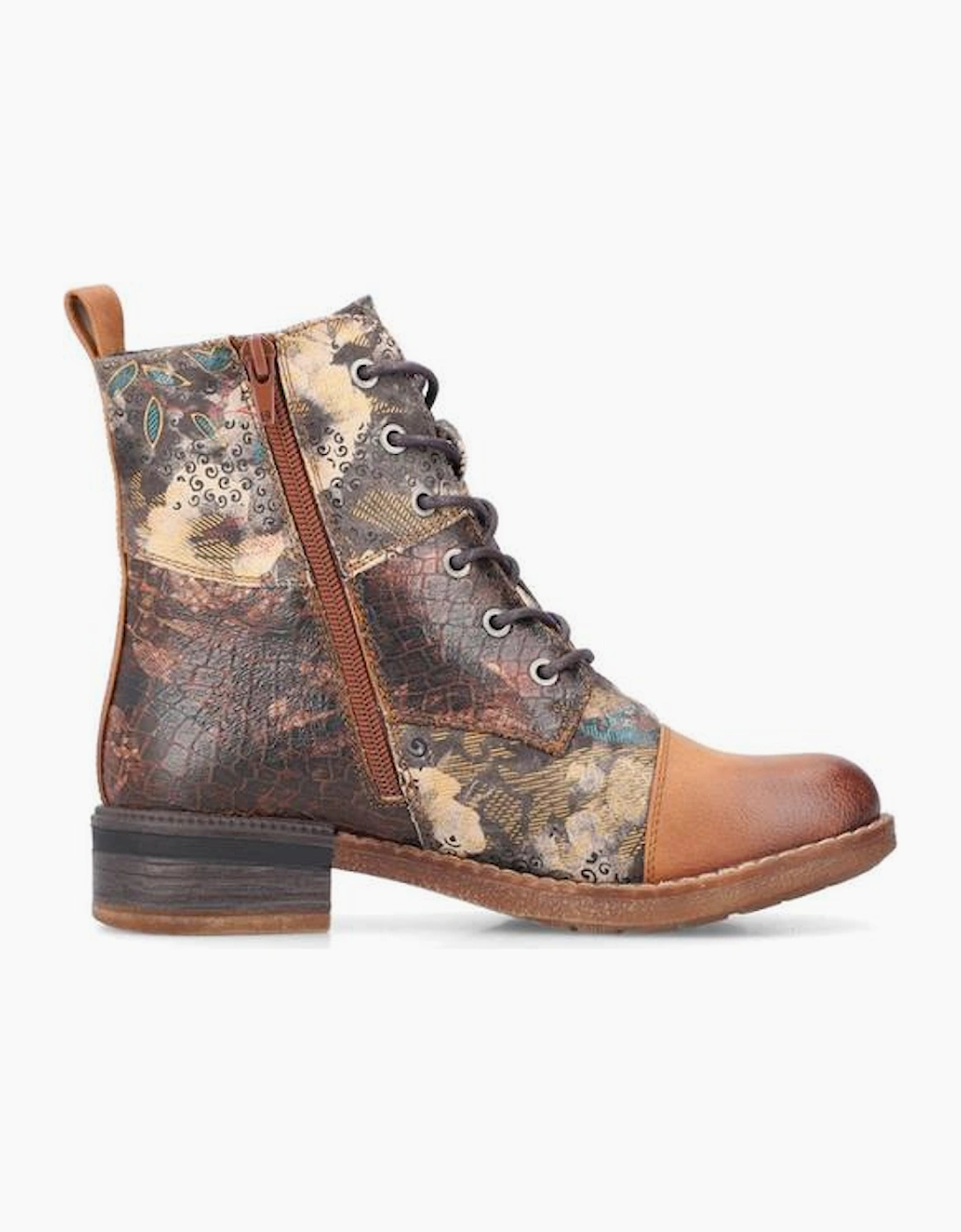 Rieker Ladies boots 94611 -90 brown multi