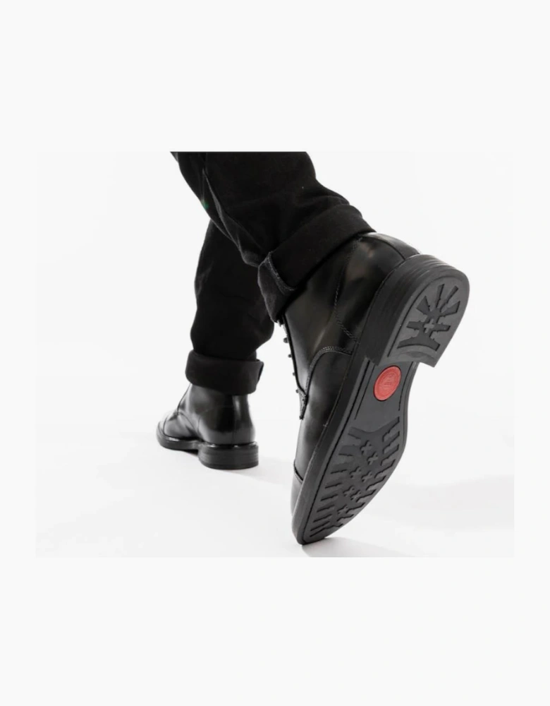 Base London Plymouth Mens Toe Cap Boot in black
