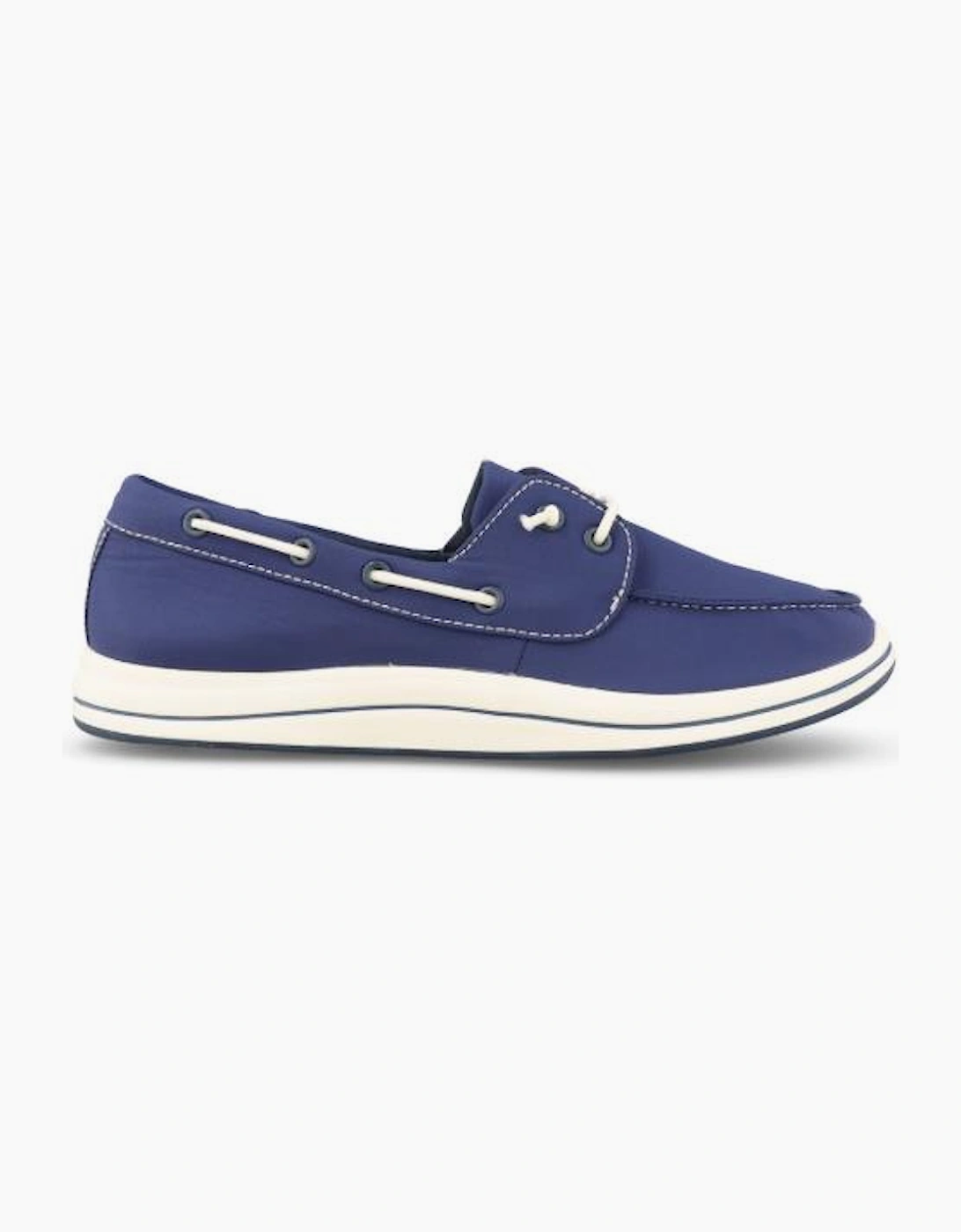 Clarks Cloudsteppers Brinkley Edge in Navy canvas