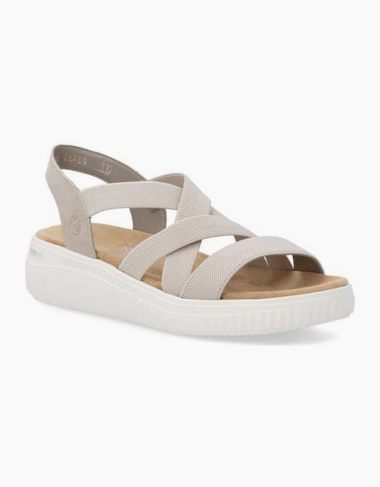 Remonte Ladies sandals D3L52-60 in Beige