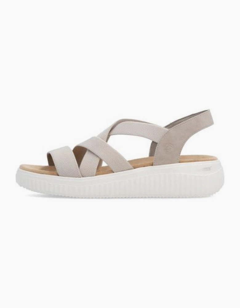 Remonte Ladies sandals D3L52-60 in Beige