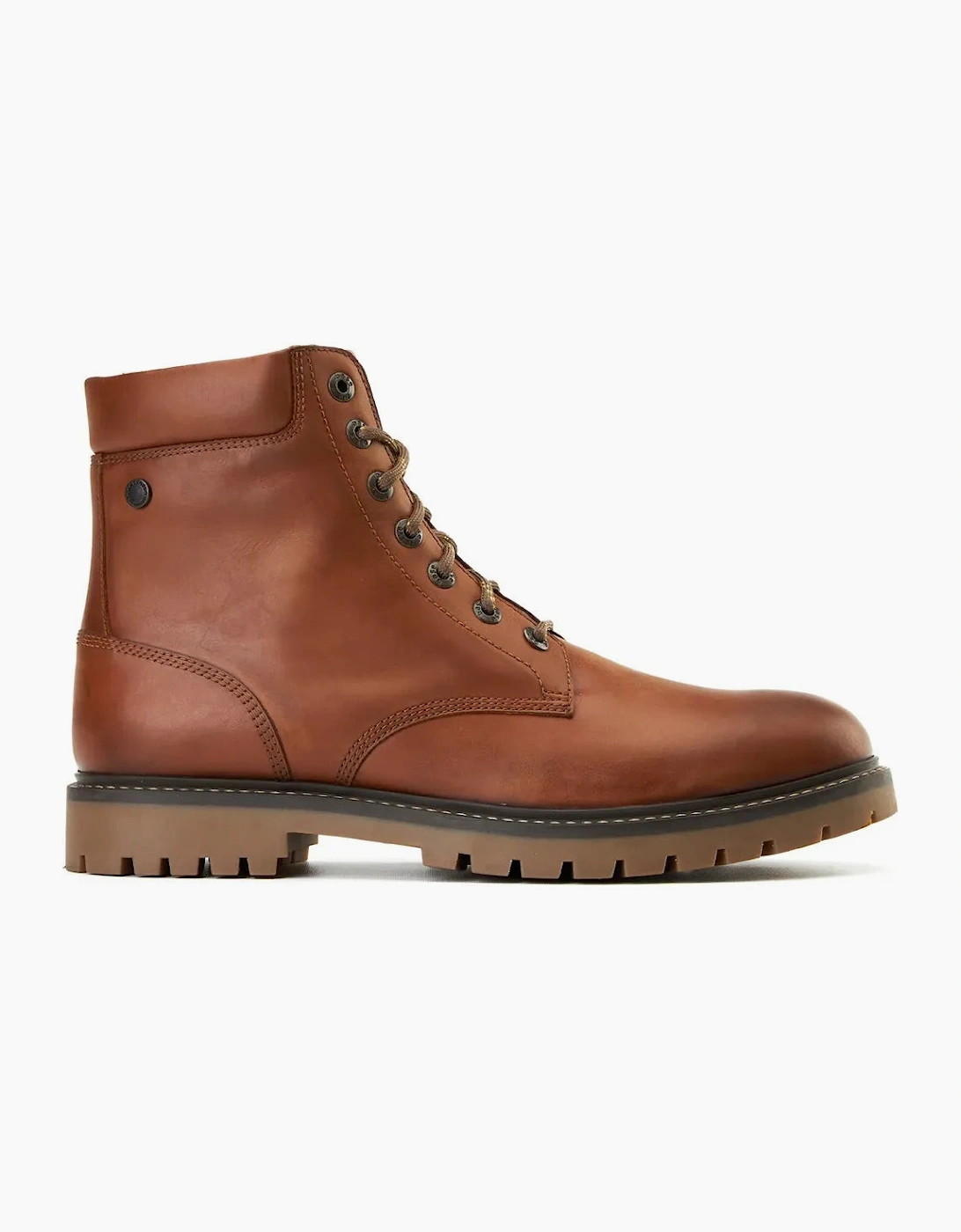 Base London Nickel Mens Combat boots in tan