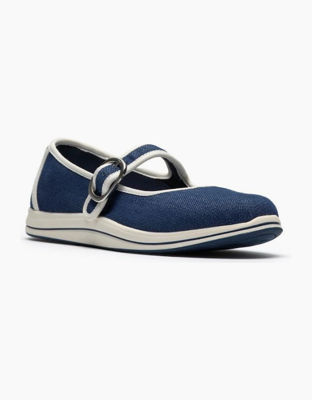 Clarks Women's Navy Cloudsteppers Brinkley Janey In - Size: 8