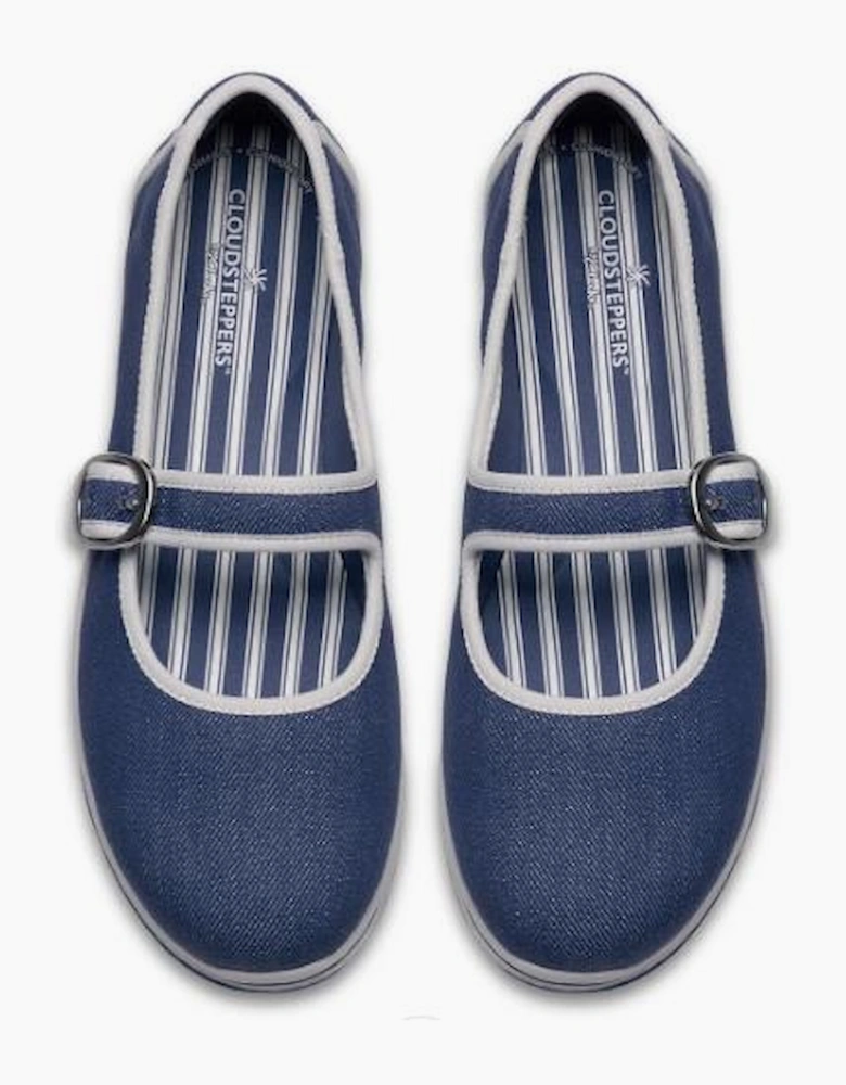 Clarks Cloudsteppers Brinkley Janey in Navy