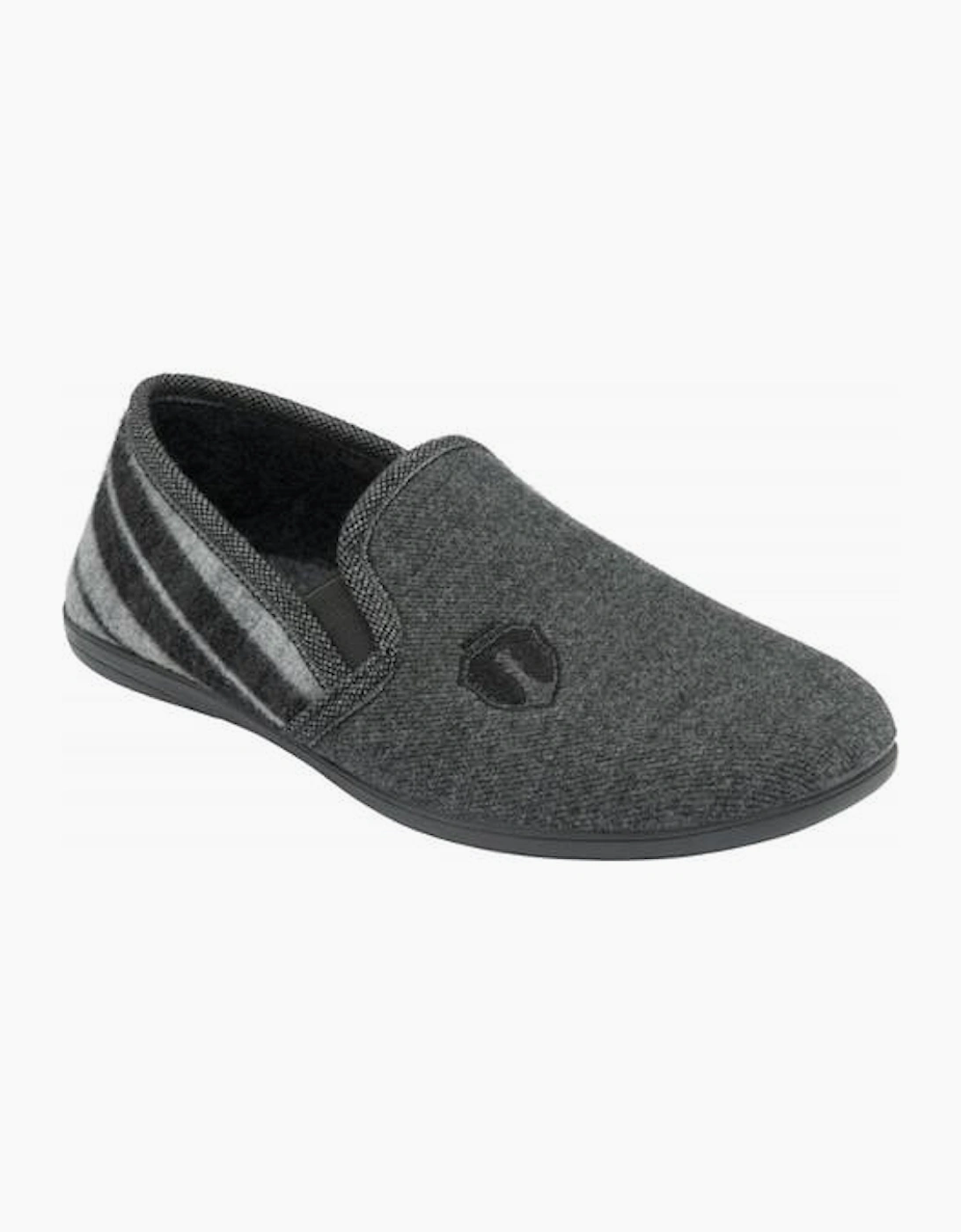 Lotus Carlos mens slipper in Grey, 3 of 2
