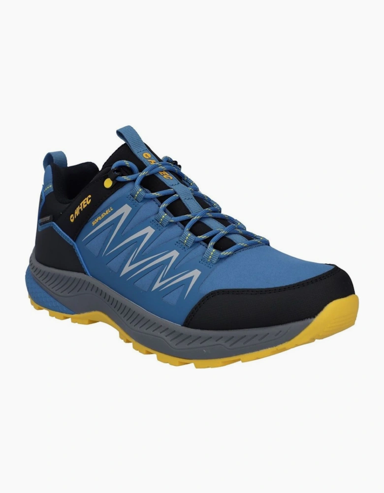 HI-TECH Stealth Low mens Waterproof walking shoe in blue