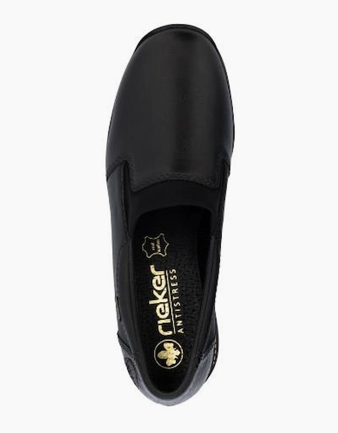 Rieker Shoes 44291-00 black slip on waterproof shoe
