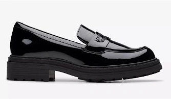 Clarks Orinoco3 Edge black patent