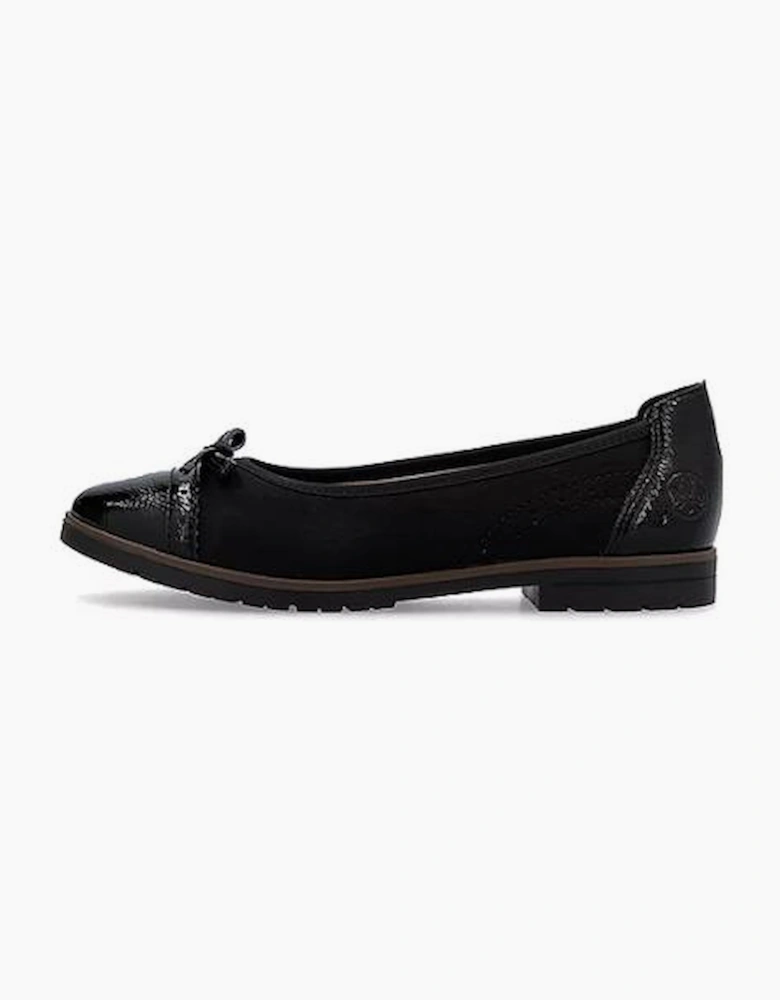 Rieker Ladies Shoes 45358-00 black pump