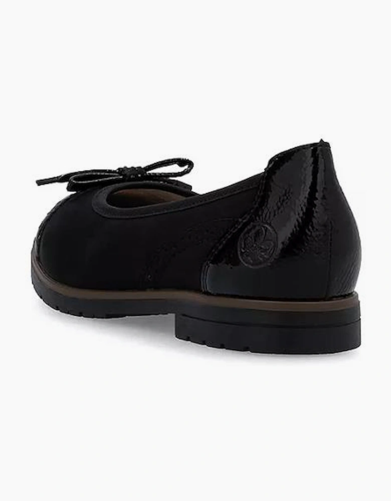 Rieker Ladies Shoes 45358-00 black pump