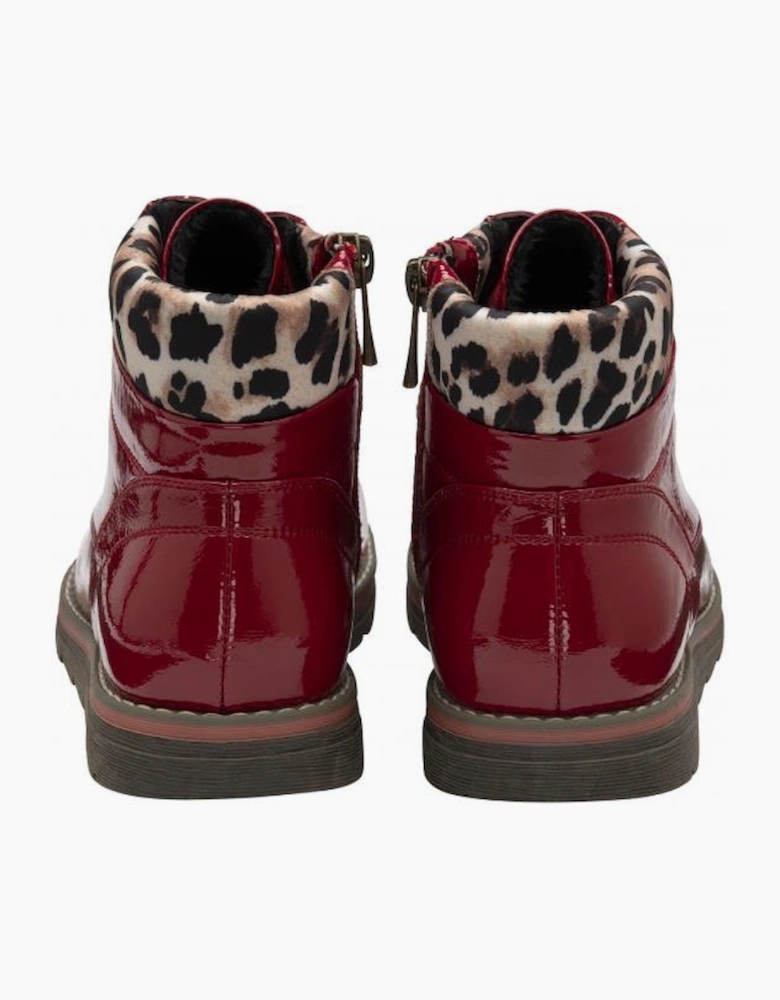 Lotus Women's Naomi Boot Red/Leopard