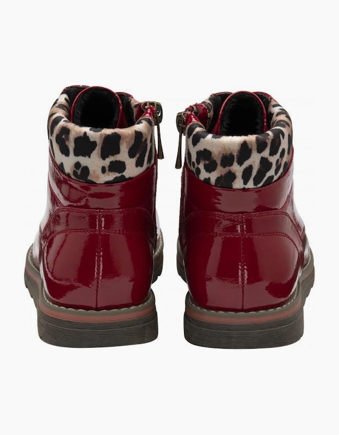 Lotus Women's Naomi Boot Red/Leopard