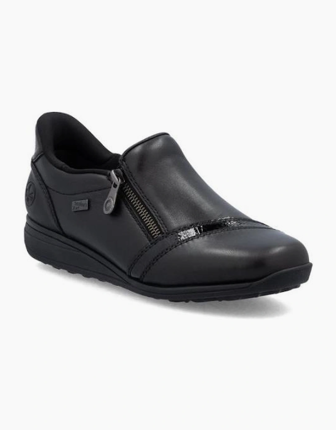 Rieker Shoes 47264-00 black extra wide slip on waterproof shoe, 5 of 4