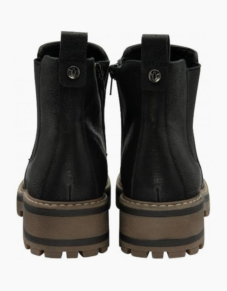 Lotus Women's Lottie Boot Black leather