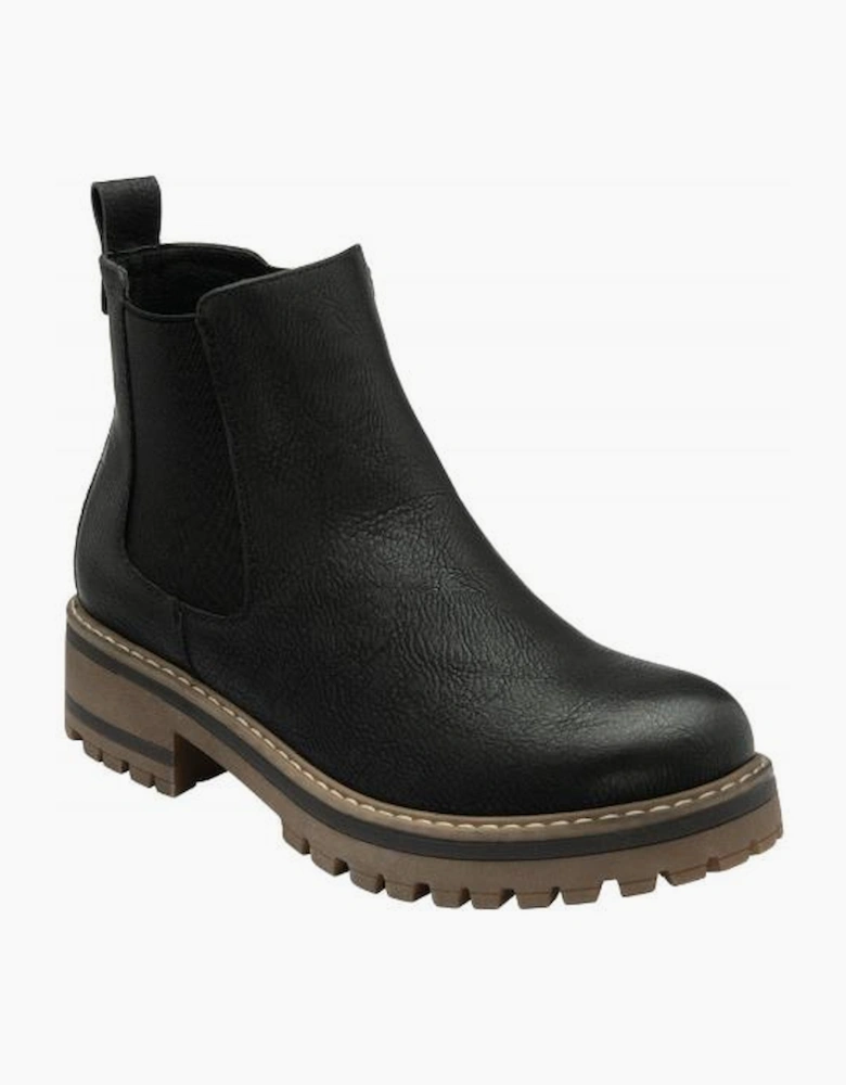 Lotus Women's Lottie Boot Black leather