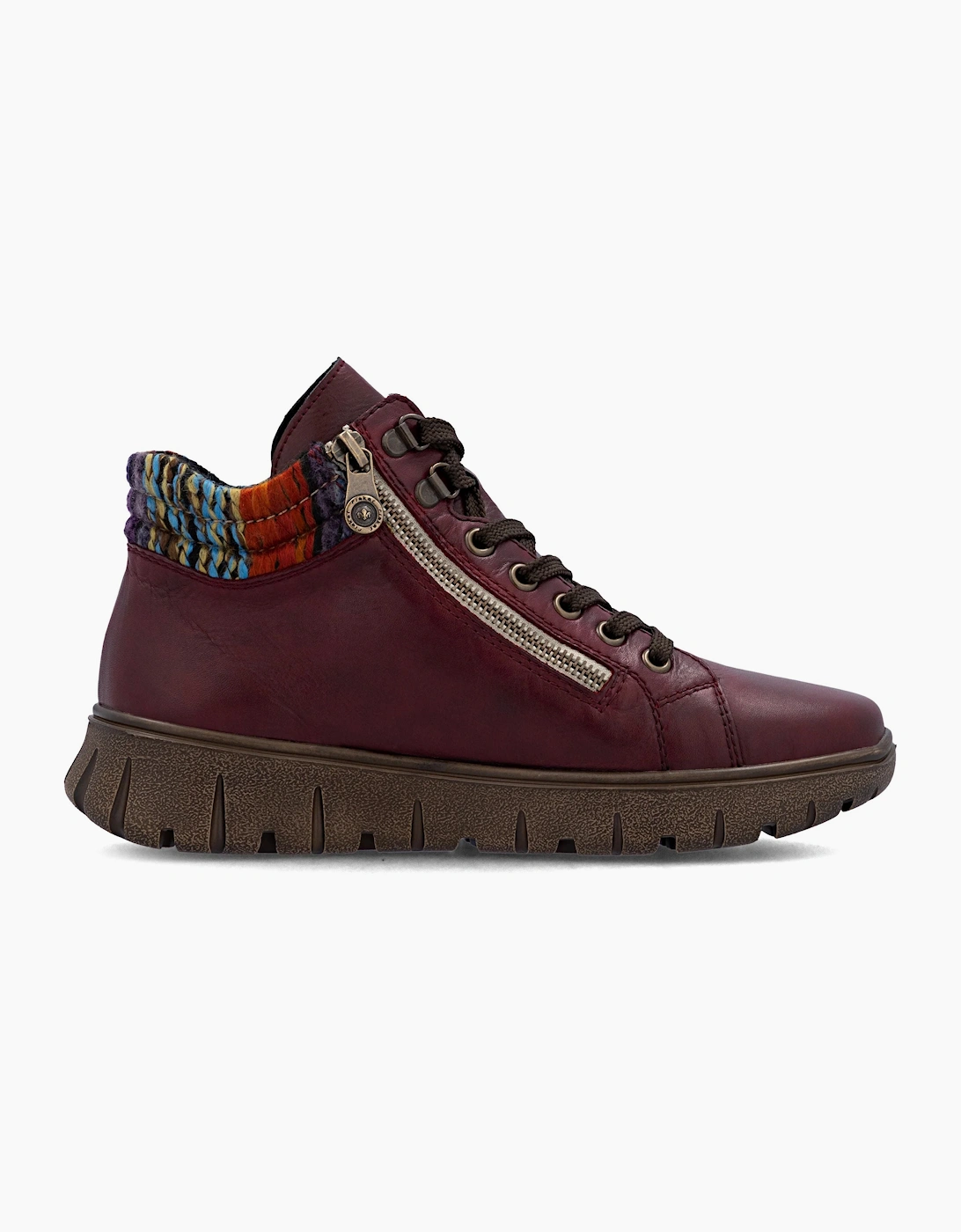 Rieker Ladies Boots N1305-35 vino multi waterproof