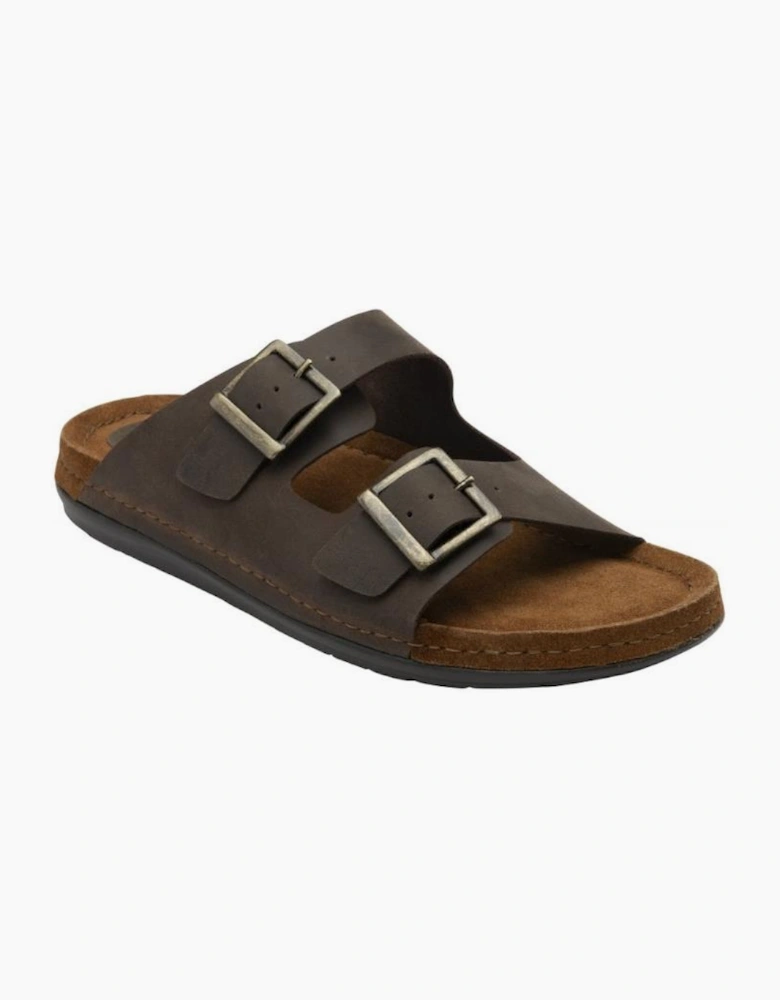 Lotus St Ives Mens sandal in Brown