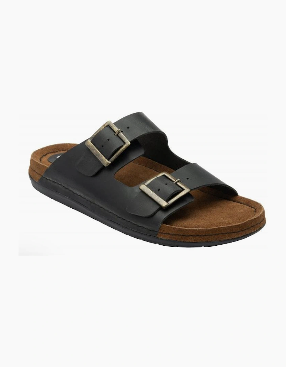 Lotus St Ives Mens sandal in Black