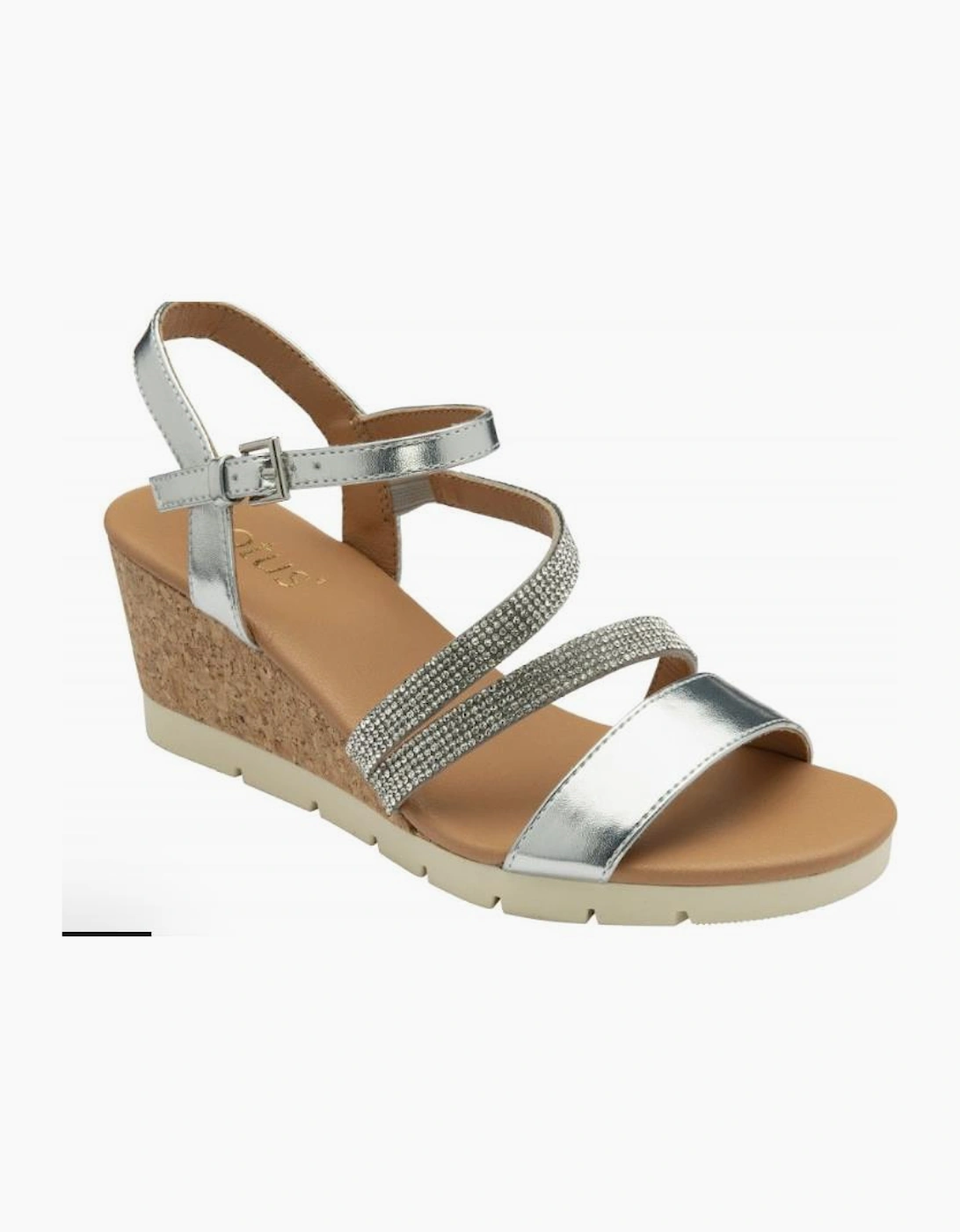 Lotus Goldie ladies sandal in Silver