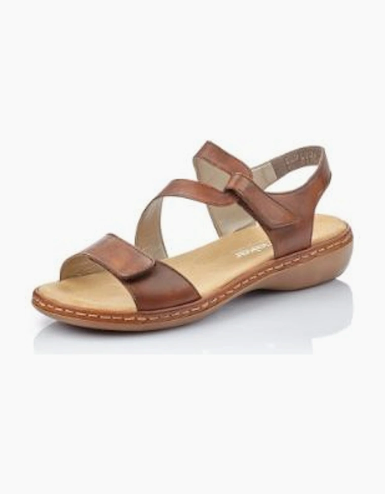Rieker Womens Sandals 659C7 24 brown