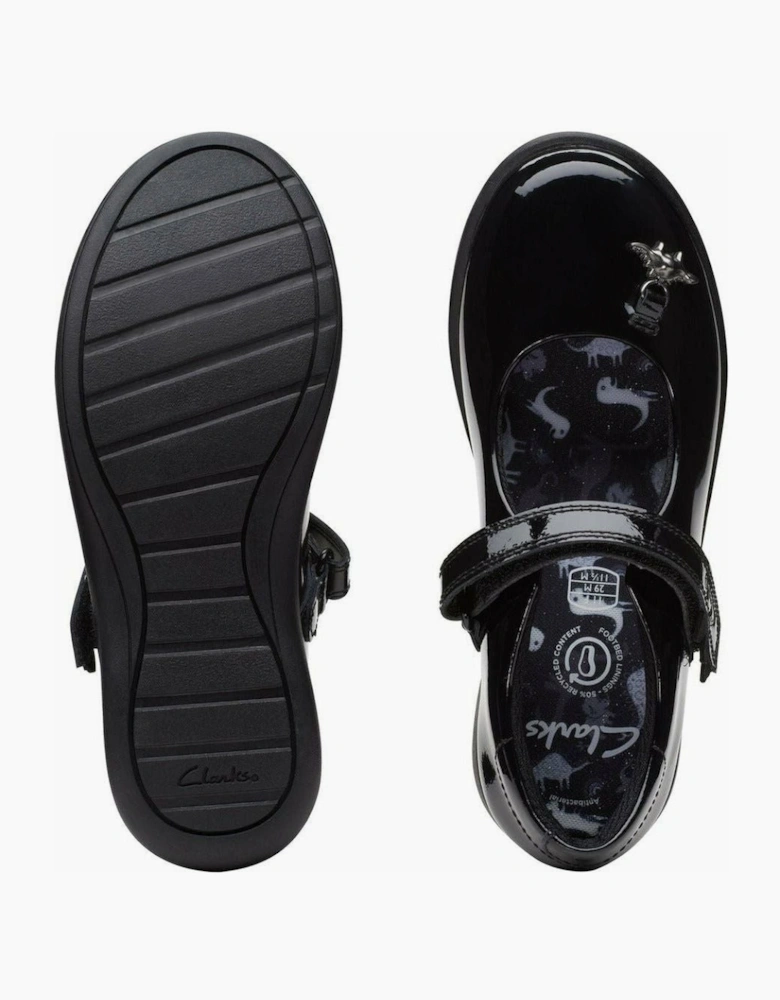 Clarks Etch Fun K in Black Patent